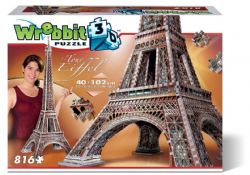 *25 WREBBIT CASSE-TÊTE 3D 816 PIÈCES - LA TOUR EIFFEL